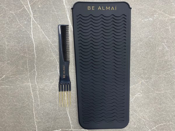 BE ALMAÍ Volume Comb & Heat Resistant Mat
