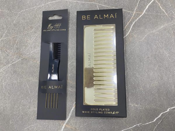 BE ALMAÍ Wave Styling Volume Comb & Gold Comb